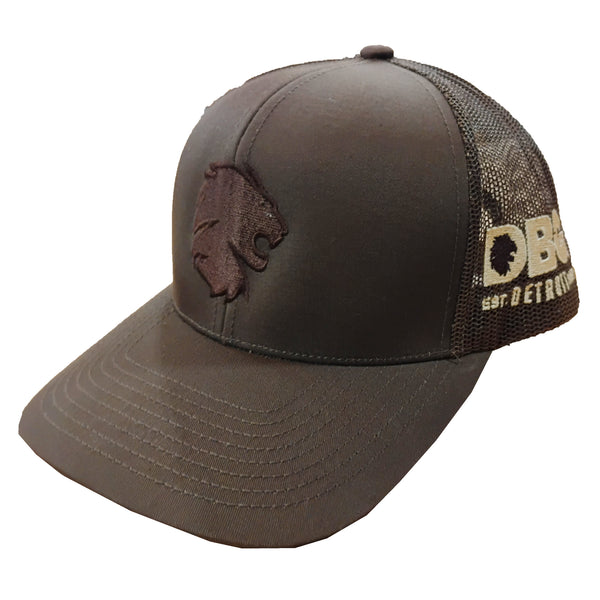 Brown Lion Icon Trucker