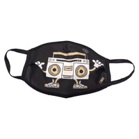 Custom-Designed DBG Boombox Polyester Mask  - 99% Antimicrobial Efficiency  - Made In The USA
