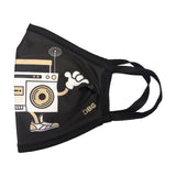 Custom-Designed DBG Boombox Polyester Mask  - 99% Antimicrobial Efficiency  - Made In The USA